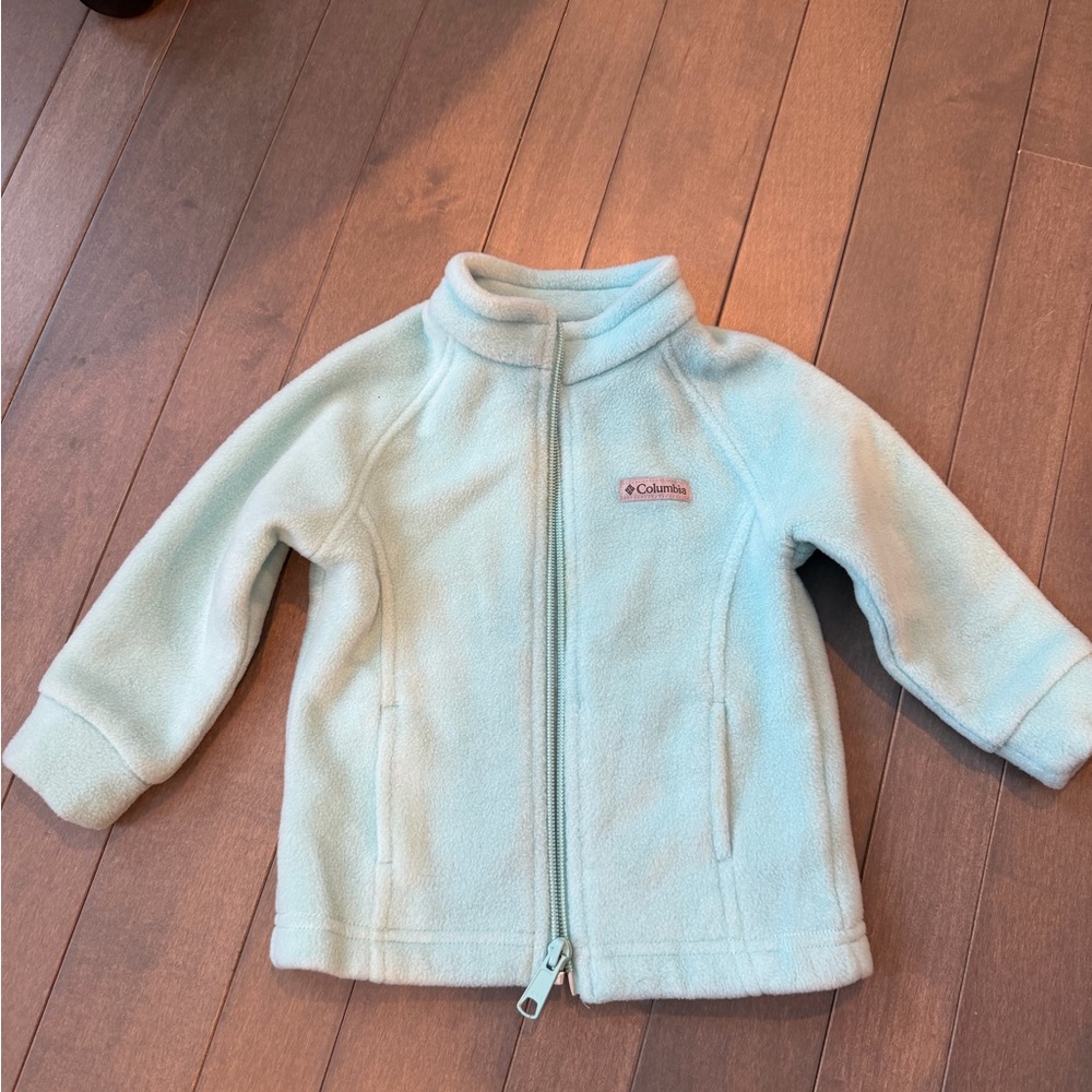 Columbia Soft Blue Fleece Jacket